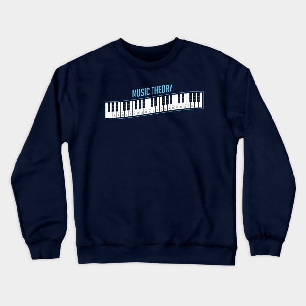 Music Theory Crewneck Sweatshirt by Shirtbubble